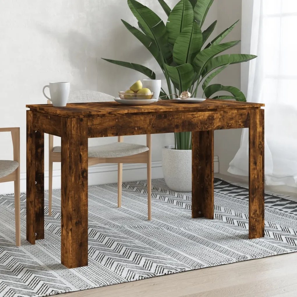 Tavolo Da Pranzo Rovere Fumo 120x60x76 Cm Legno Multistrato /