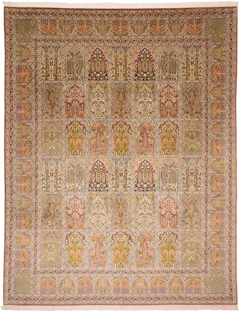 Cashmere Silk Tappeto orientale 250x320 (Indian) Annodato A Mano