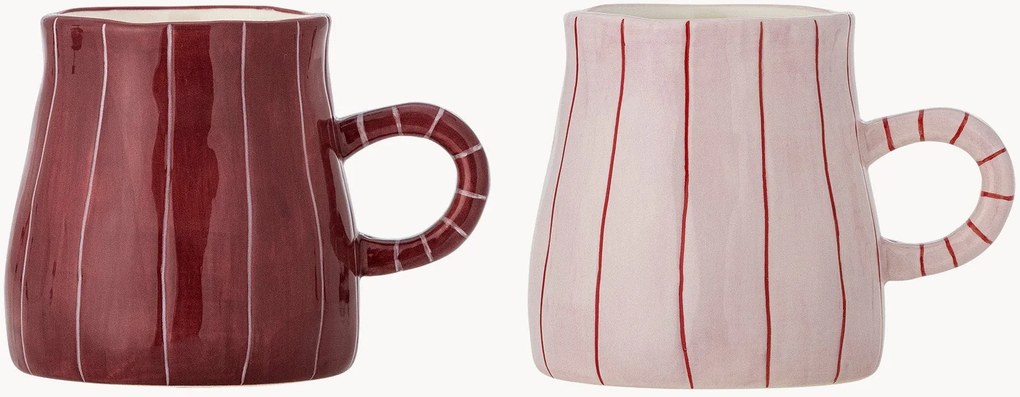 Set di 2 tazze dipinte a mano Shirly