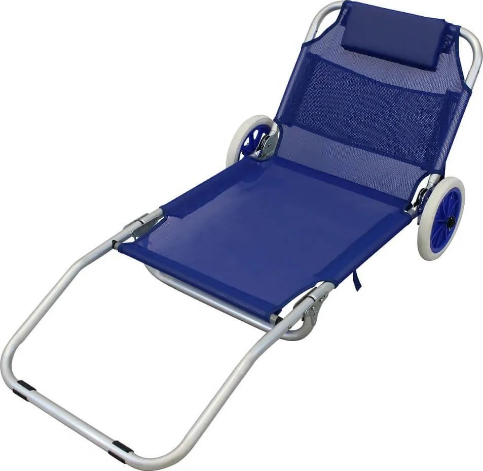 spiaggina prendisole pieghevole colore casuale cm 145 x 52 x 62 h