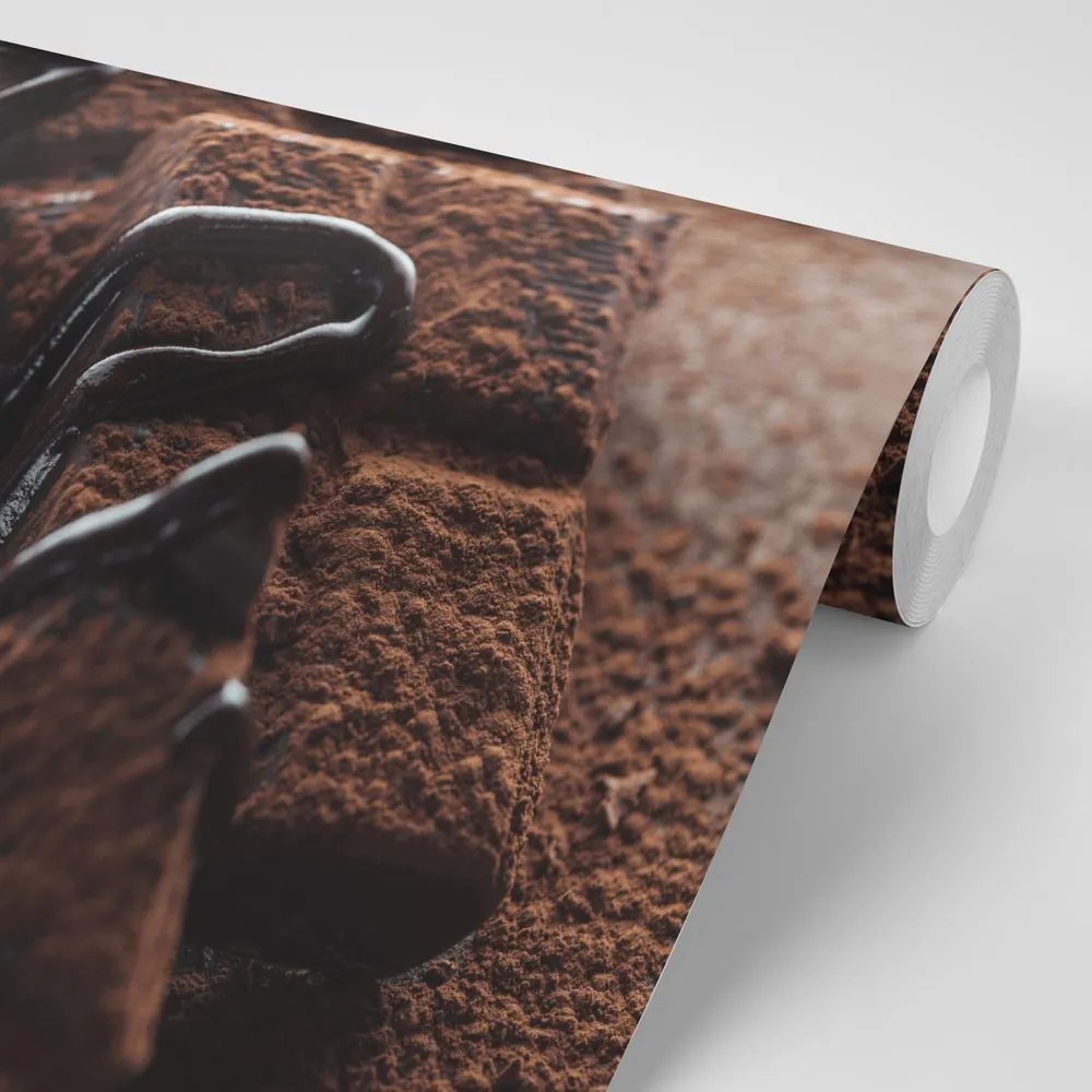 Carta da parati – Deliziosi pezzi di cioccolato