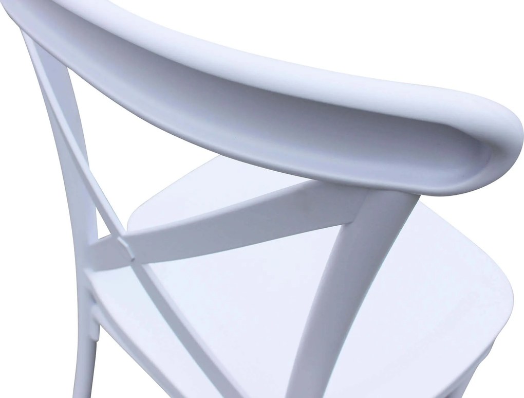 POLY - sedia da esterno vintage in resina