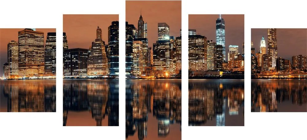 Quadri 5 pezzi – Città di Manhattan