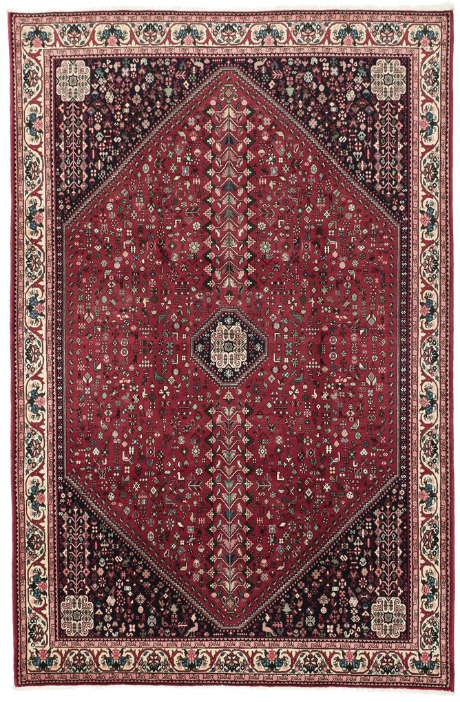 Abadeh Tappeto 200x310 (Iran) Annodato A Mano