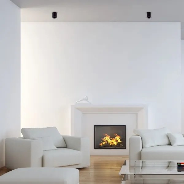 Faretto BIMA 1xGU10/25W/230V tondo nero