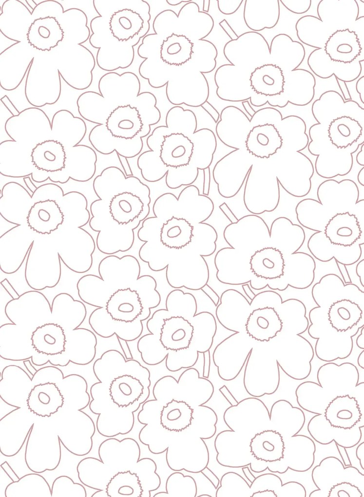 Marimekko Carta da parati Piirto Unikko - 25911