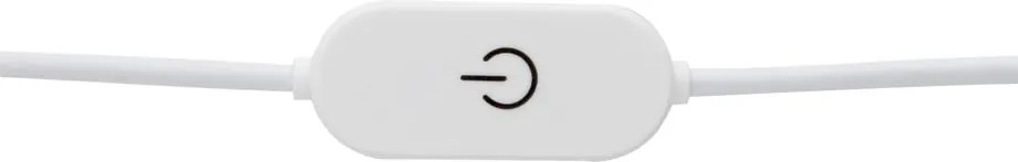 Lampada da tavolo dimmerabile a LED in argento con paralume in vetro (altezza 27 cm) Ross - Leitmotiv