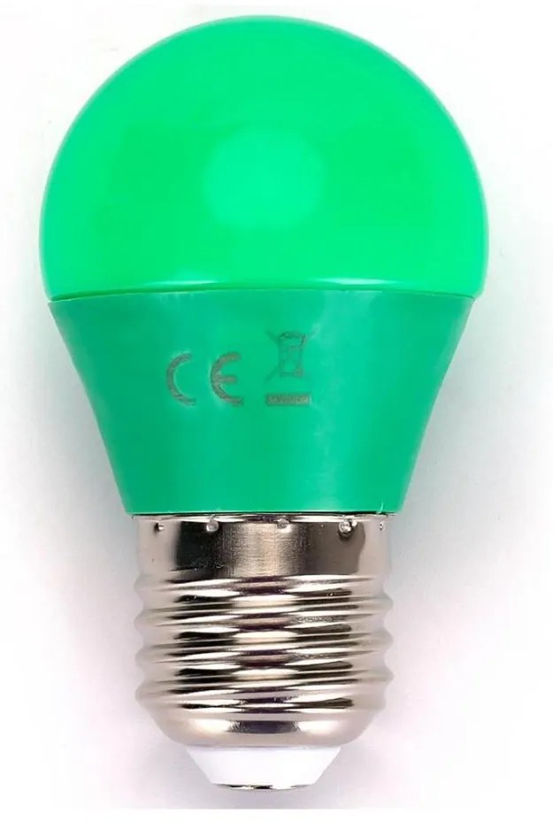 Lampadina LED G45 E27/4W/230V verde - Aigostar
