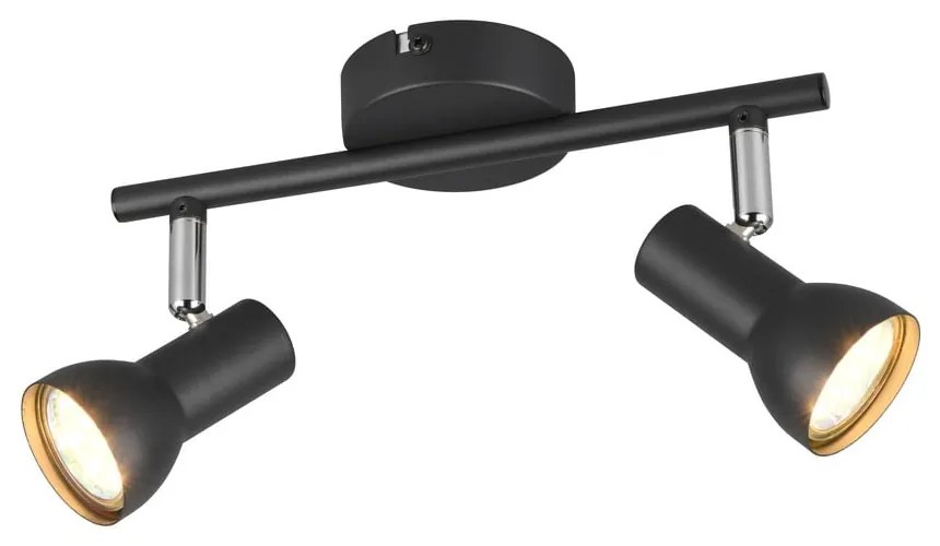 Faretto nero ø 8 cm Cantar – Reality