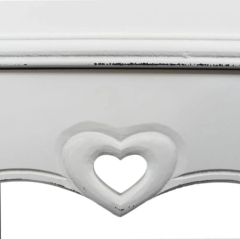 ROLAND - set 2 tavolini in legno di paulownia shabby chic