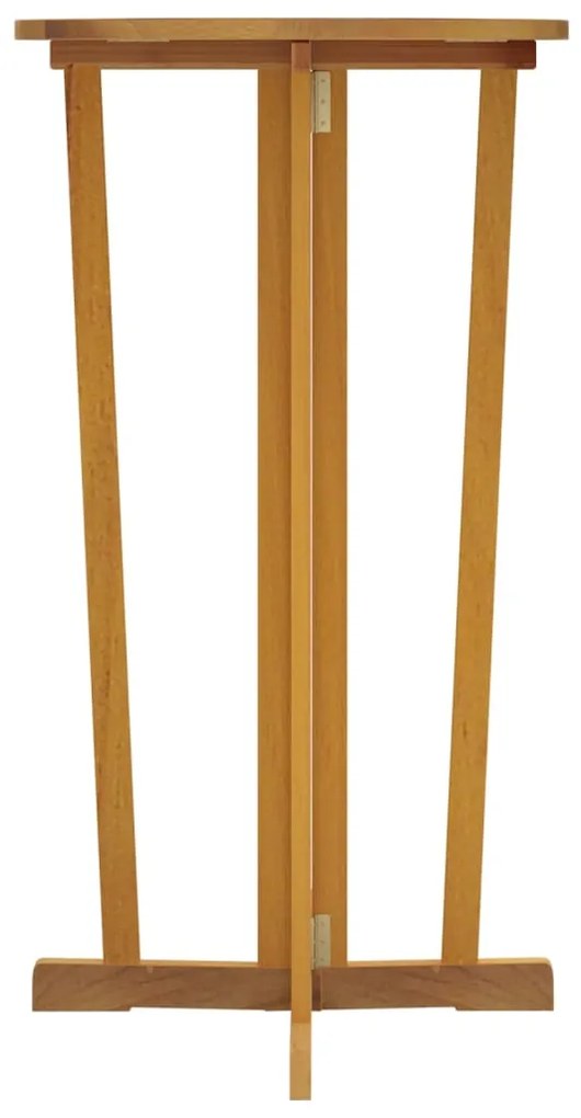 Tavolo da bar pieghevole 90x65x105 cm in legno massello di teak