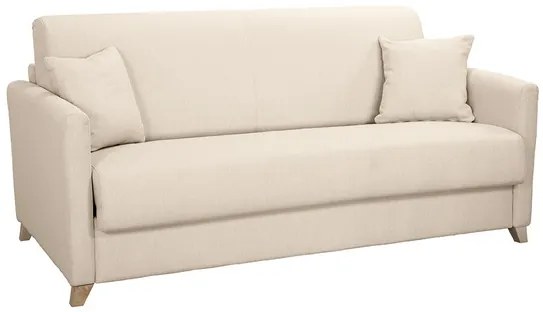 Divano convertibile 3 posti scandinavo beige SKANDY