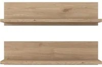 Set 2 mensole legno 60x15x13 cm