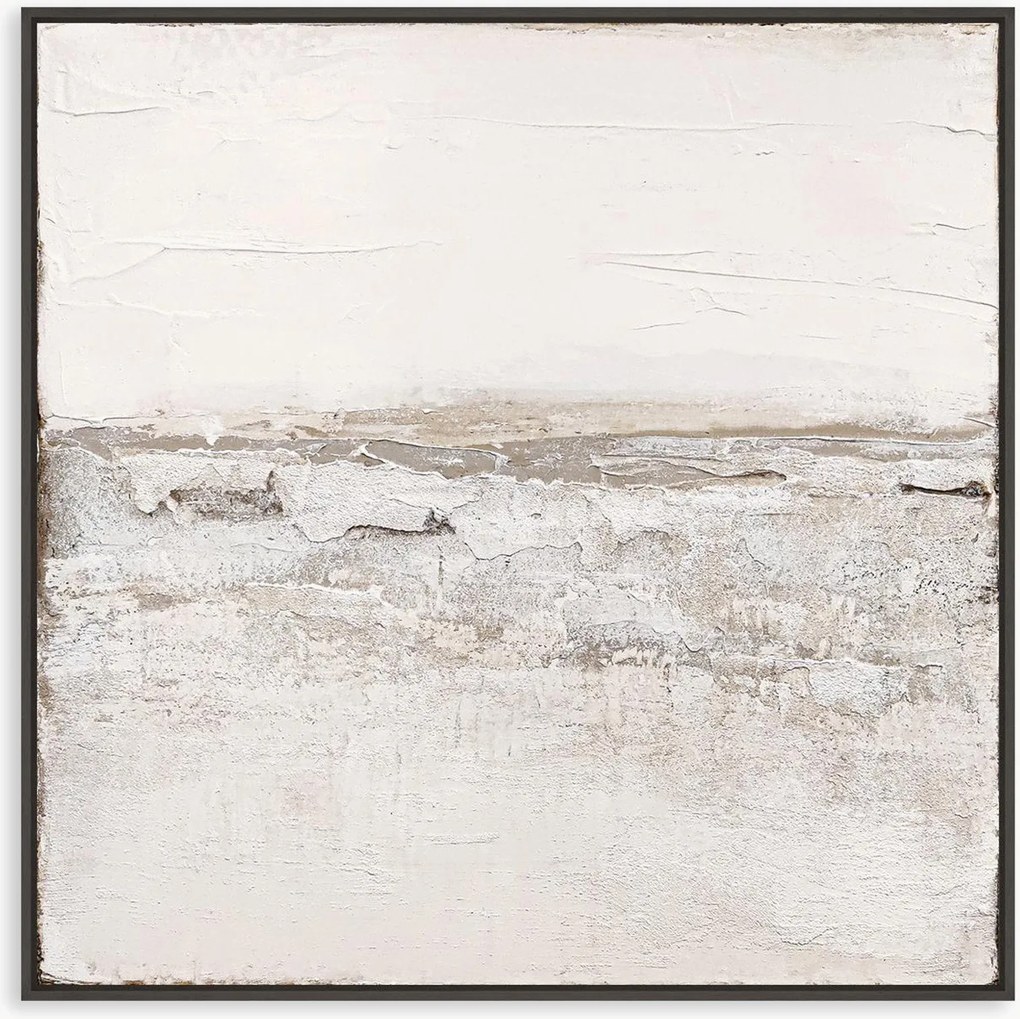 Quadro su tela incorniciato dipinto a mano Sandy