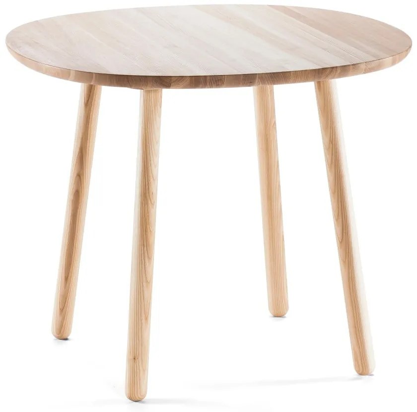 Tavolo da pranzo in legno massiccio naturale , ⌀ 90 cm Naïve - EMKO