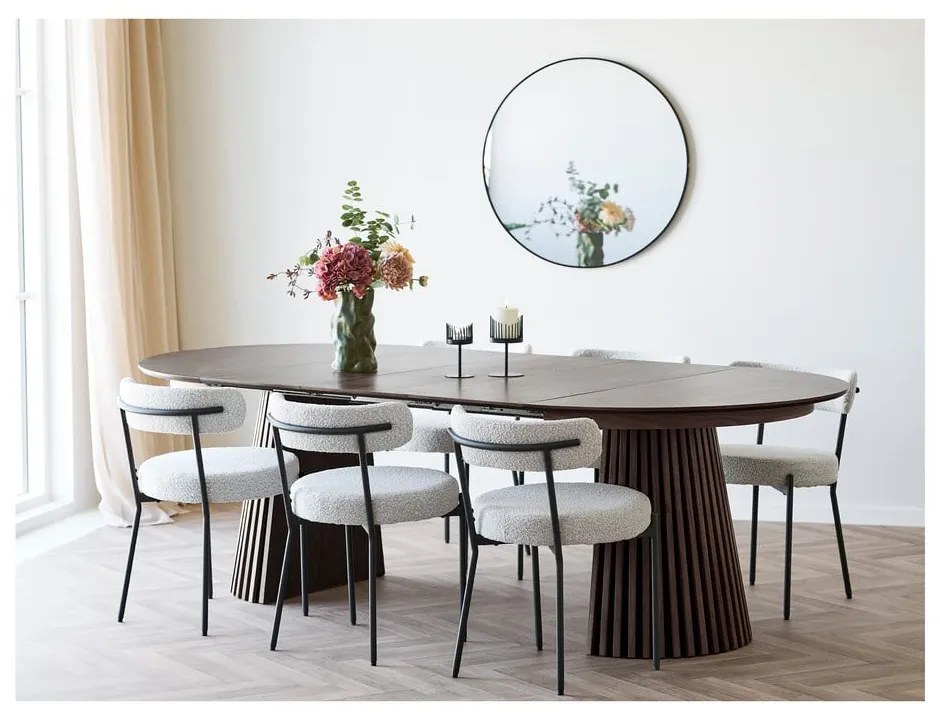 Vaso verde in ceramica (altezza totale 25,5 cm) Lika – House Nordic