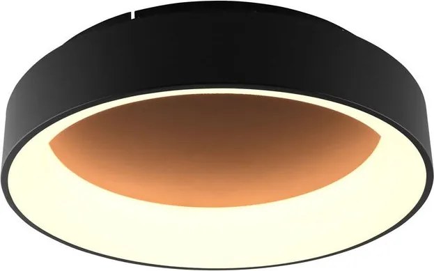 Plafoniera LED Noah Ø 60 cm nero IP20, 8000 lumen LUCE AMBIENTE DESIGN