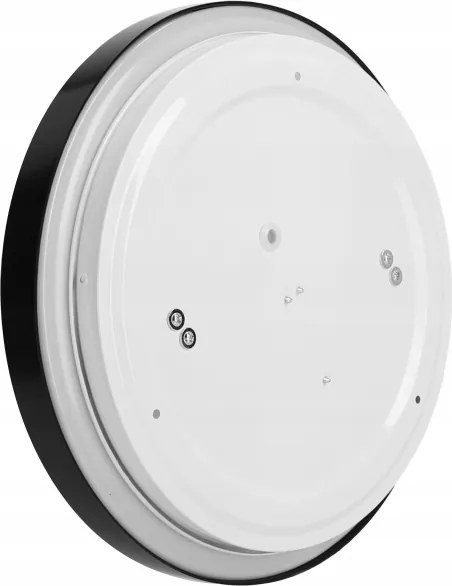 Plafoniera 2xE27/40W/230V diametro 29,5 cm nero