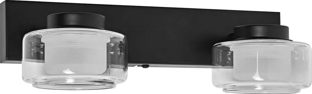 Osram - Applique da bagno a LED ORBIS FLAME 2xLED/5,5W/230V IP44 nero