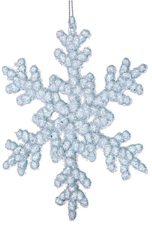 Decorazione per albero di natale in vetro ø 6 cm Snowflake – Dakls