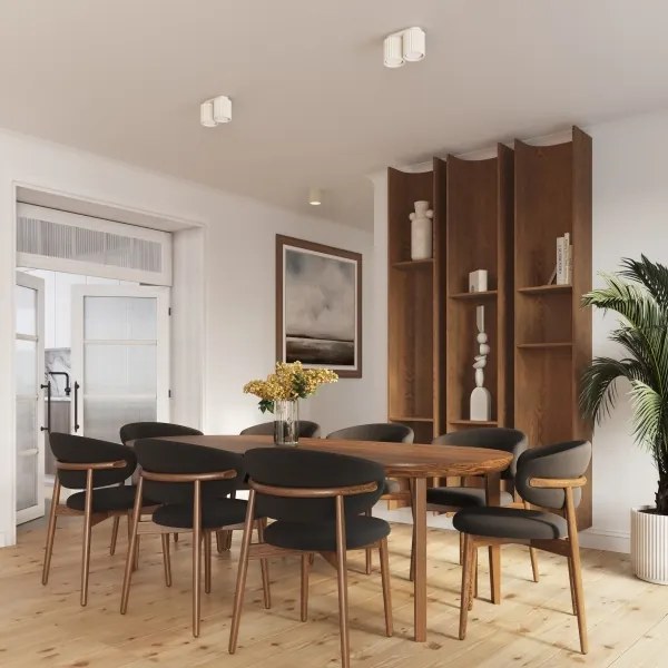 Sollux SL.1790 - Faretto AURA 2xGU10/10W/230V, colore crema