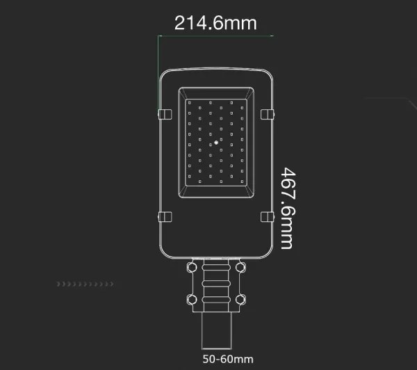 Lampione LED SAMSUNG CHIP LED/50W/230V 4000K IP65