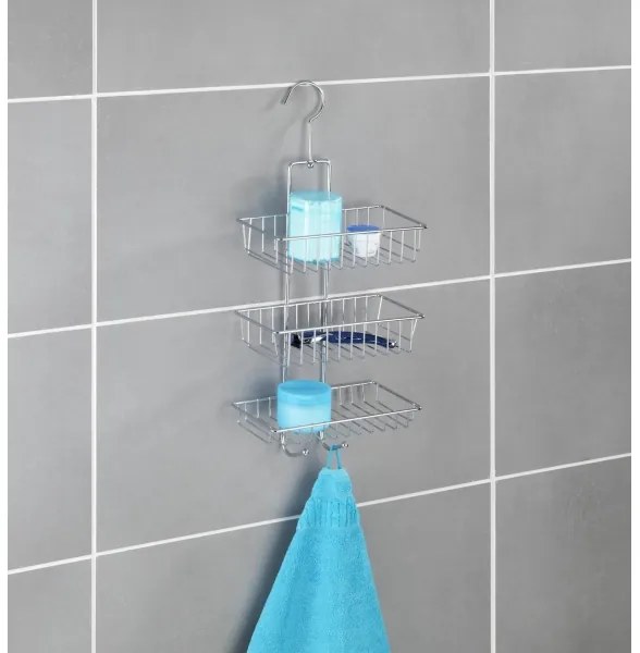 WENKO 15888100 - Mensola NIVALA 22x50 cm, cromo lucido