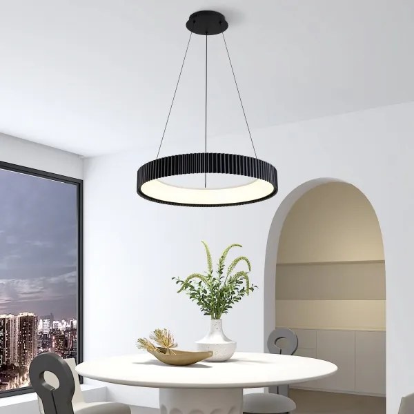 Brilagi - Lampada a sospensione dimmerabile LED su cavo FALCON MODERN LED/54W/230V 60 cm nera + telecomando