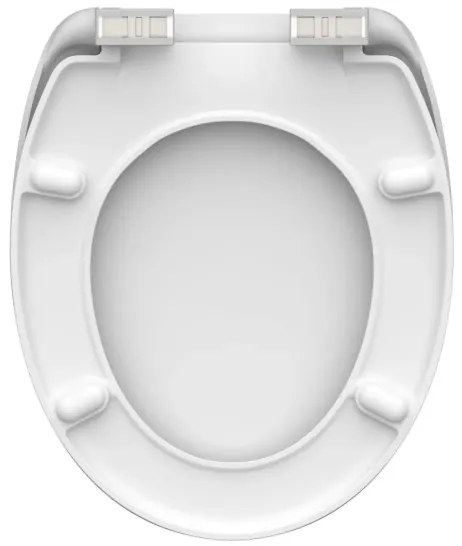 Schütte 82100-A - Sedile WC bianco a chiusura rallentata in Duroplast
