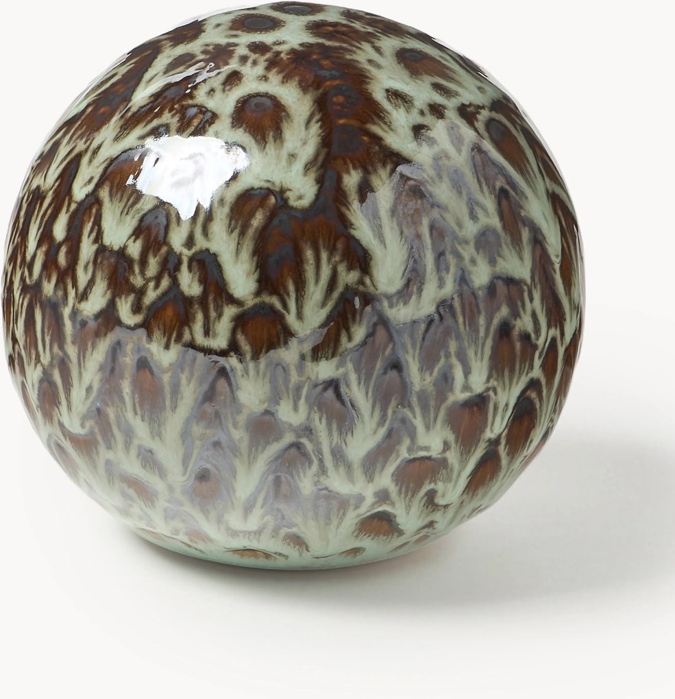 Oggetto decorativo fatto a mano con smalto reattivo Balou