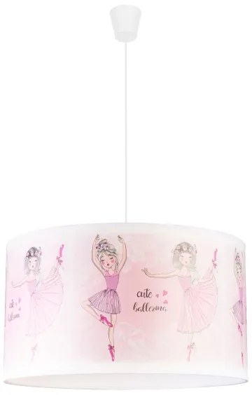 Duolla - Lampadario a sospensione per bambini PRINT M 1xE27/40W/230V diametro 35 cm ballerine