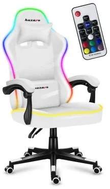 Sedia Gaming Huzaro Force 4.4 RGB Bianco