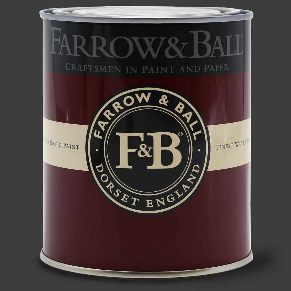 Farrow & Ball Flat Eggshell - Pitch Black 256 - 0,75l