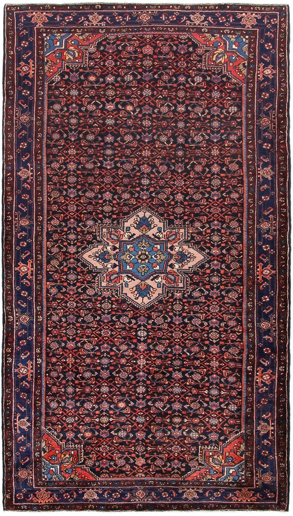 Hamedan Tappeto 170 x 300 (Iran) Annodato A Mano