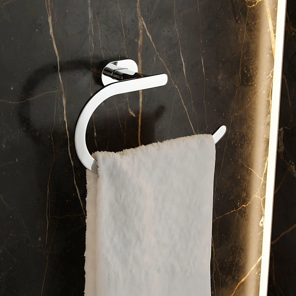 Portasciugamano da bagno 110 Til Chrome
