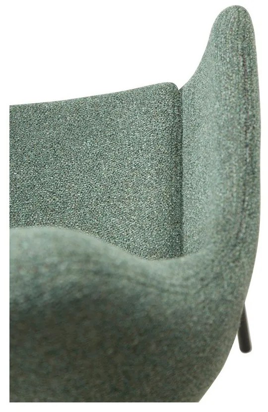 Poltrona verde chiaro in tessuto bouclé Zimmer - DAN-FORM Denmark