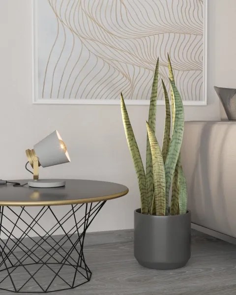 Eglo 43841 - Lampada da tavolo TWICKEN 1xE27/28W/230V