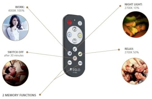 Eglo 98892 - Plafoniera LED dimmerabile ZUBIETA-A LED/24W/230V + Tc