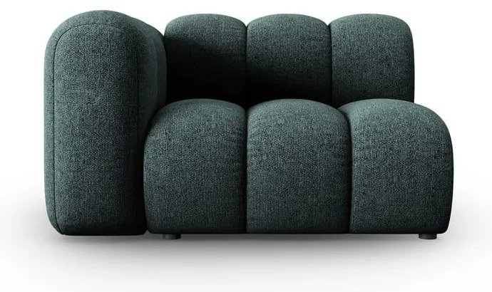 Divano componibile turchese (con penisola a sinistra) Lupine – Micadoni Home