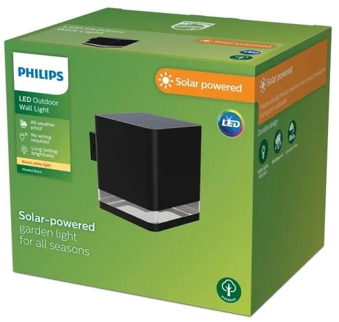 Philips - Applique a LED solare VIRONA LED/1,8W/3,7V 2700K IP44