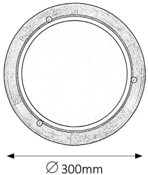 Rabalux 5417 - Plafoniera UFO E27/60W/230V