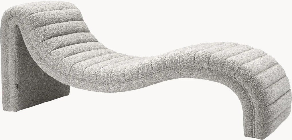 Chaise longue in bouclé Pioneer