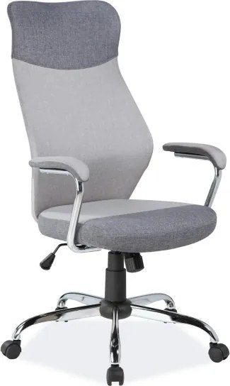 Sedia da ufficio Q-319 grigia – 64x52x112 cm