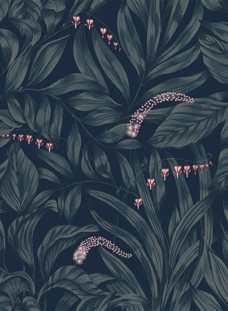 Sandberg Carta da parati Elin - Midnight & Blue