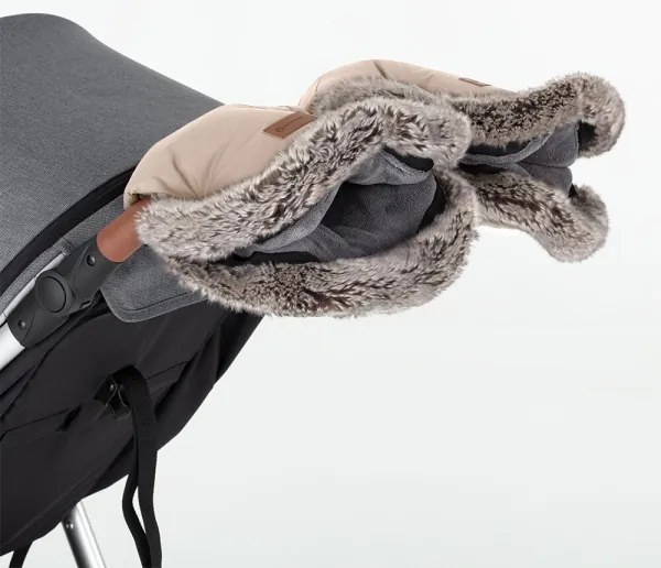 PETITE&amp;MARS - SET Coprigambe per bambini 4in1 COMFY + stroller mano muffs Rosa Petal