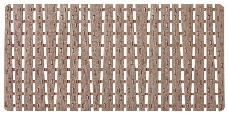 Pedana Doccia Antiscivolo 40 x 80 Tortora in Plastica