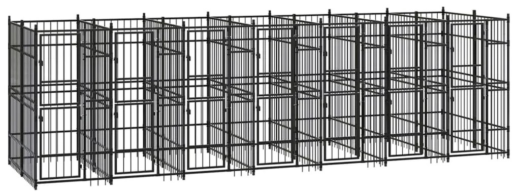 Gabbia Per Cani Da Esterno İn Acciaio 12,9 M² /