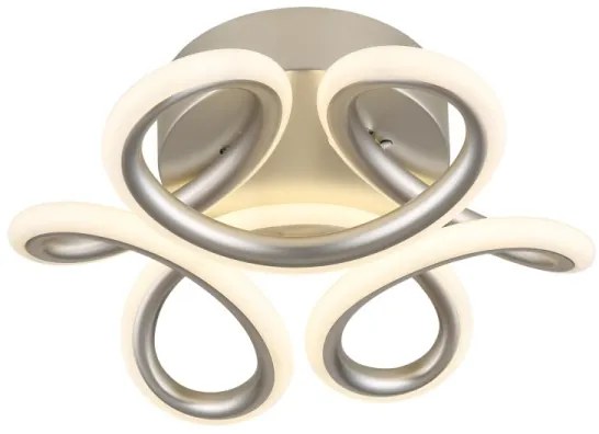 Globo 67386-24S - Lampada LED da soffitto MELISAND 24W/230V pr. 26 cm cromo opac