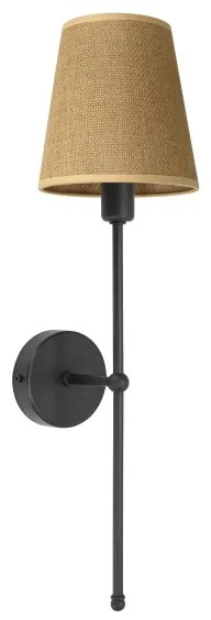 Applique MADELA 1xE14/40W/230V iuta/nero