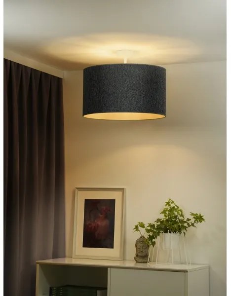 Duolla - Lampadario a plafone ROLLER ECO RECYCLING 1xE27/15W/230V diametro 45 cm verde